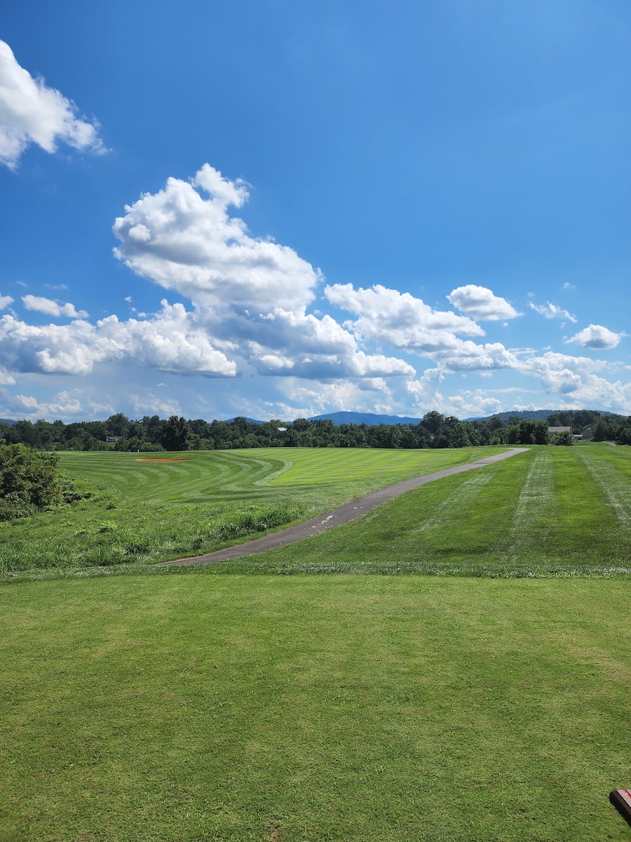 Expansive Fairway Under Clear Blue Skies in Crozet, VA