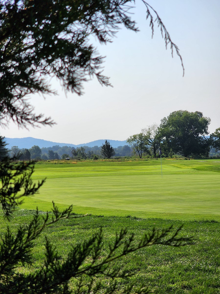 Serene View of a Tranquil Golf Course in Crozet, VA